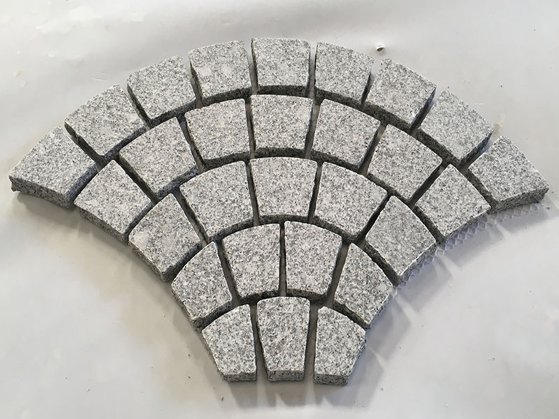 G603 flamed surface+natrual edges+fan shape