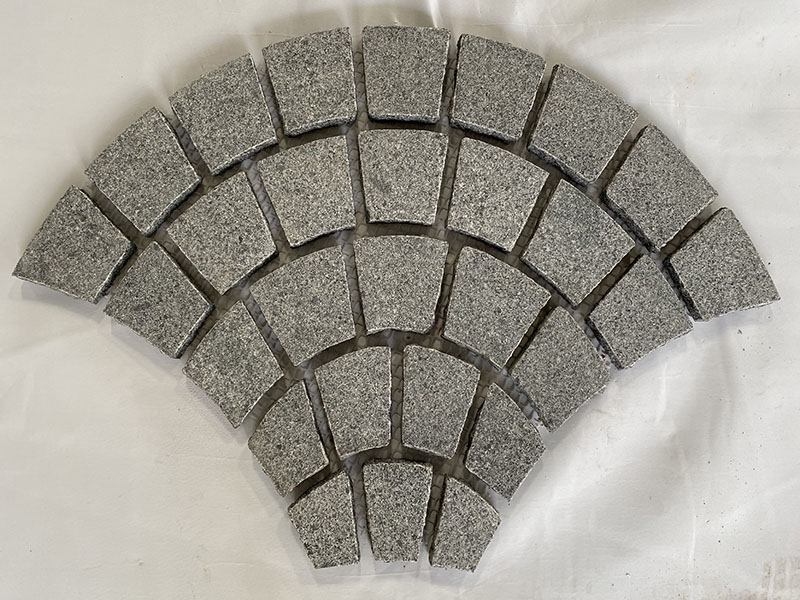 G654 flamed surface+natural edges+fan shape