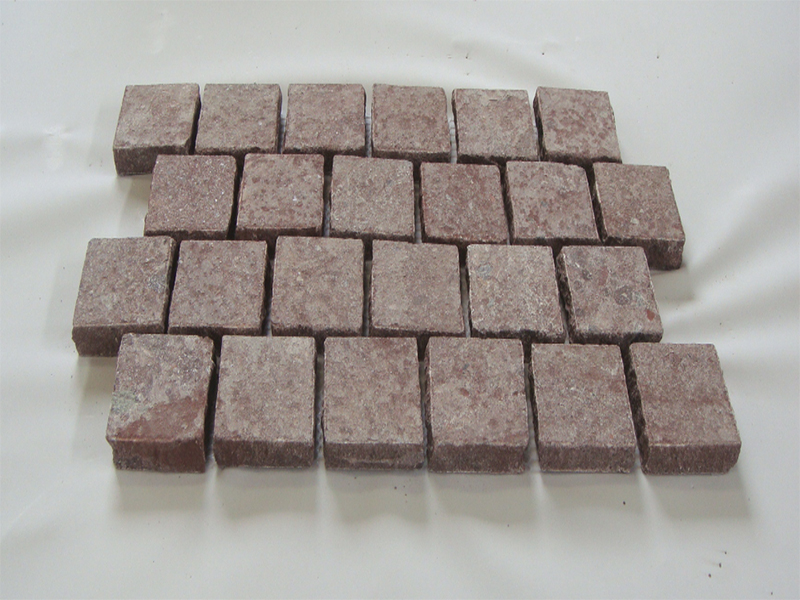 Red Porphyry Flamed surface+natural edges